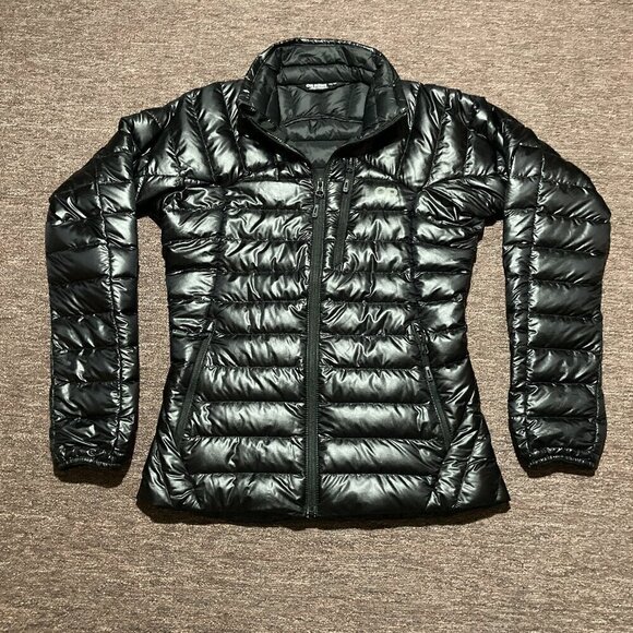 Outdoor Research 800 Down Womens Helium Jacket Coat Black Size XS Extra Small - Picture 1 of 10